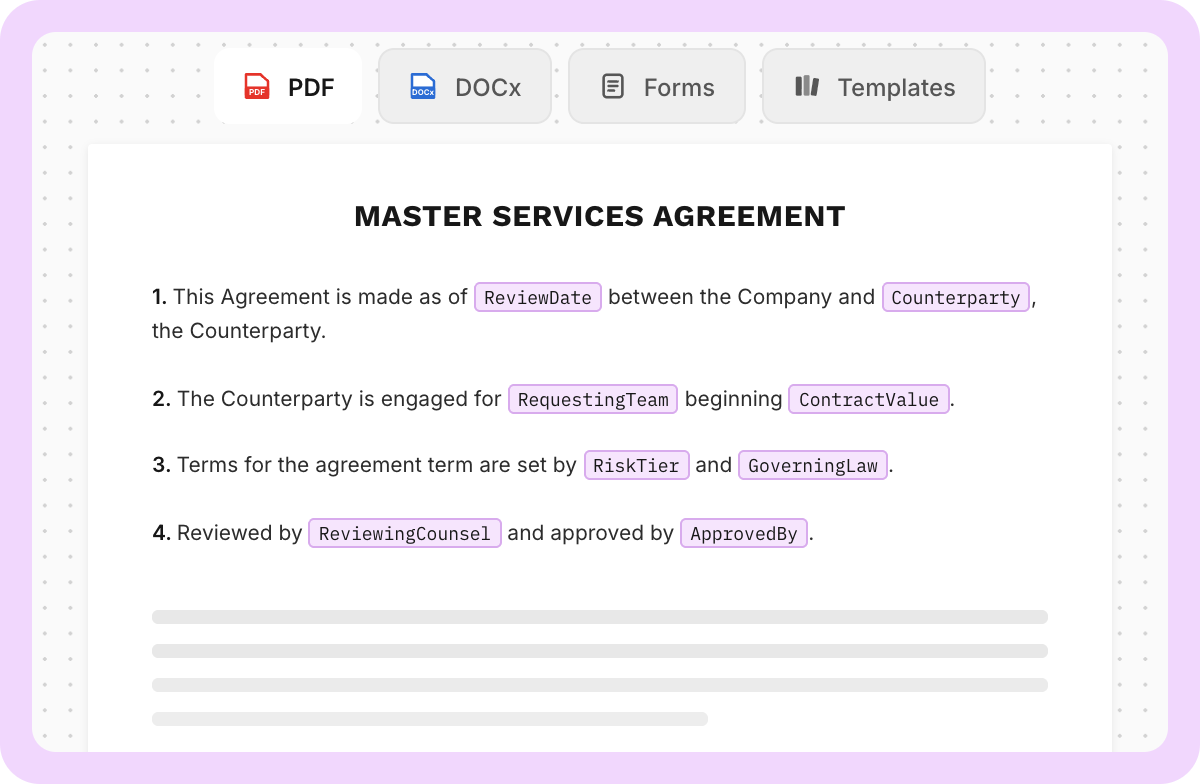 Generate — altaFlow Legal