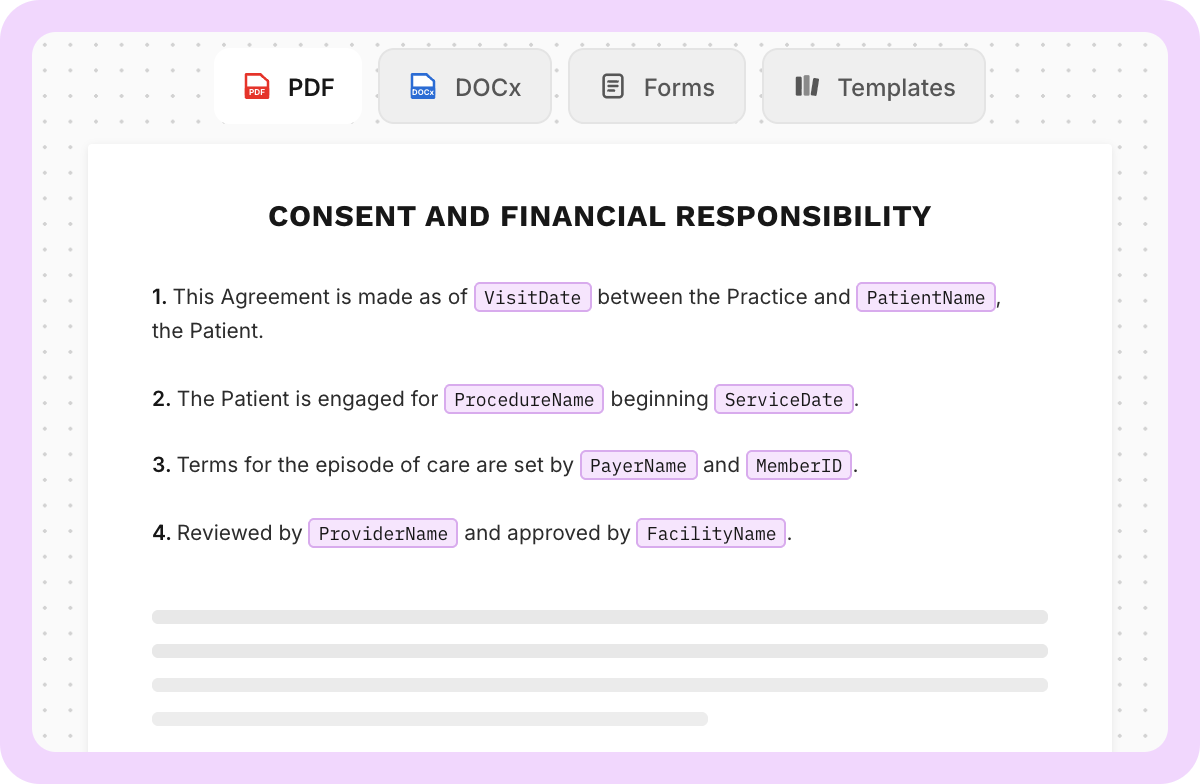altaflow-healthcare-generate-consent-and-financial-responsibility